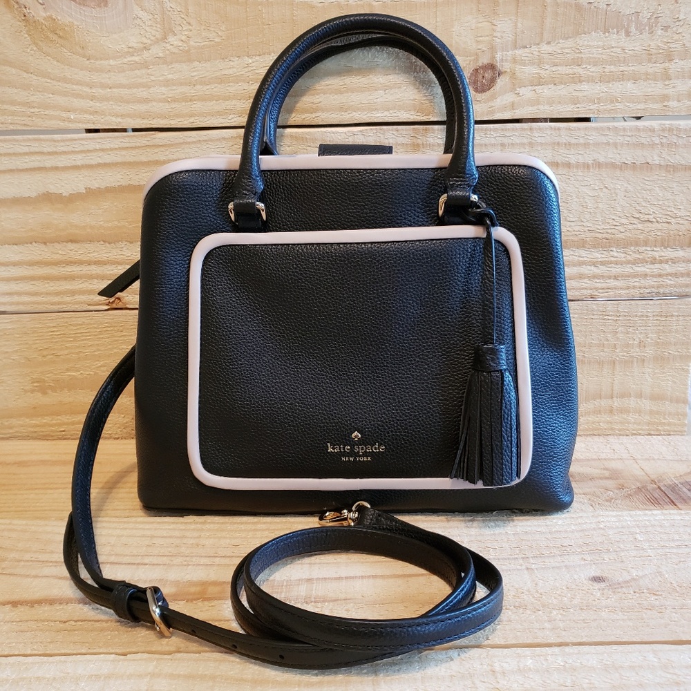Kate Spade Ward Place Evangelie Satchel Bag Black